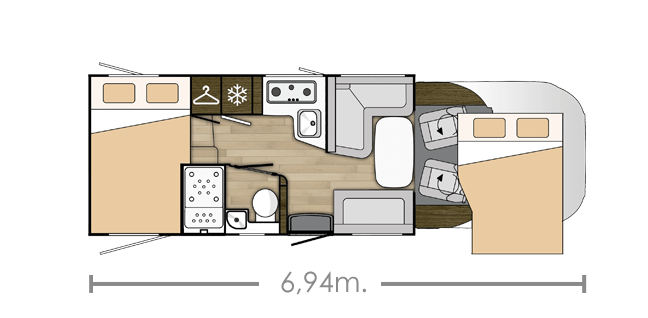 Distribución Interior Tessoro 442